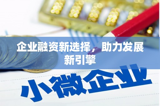 武安企业融资新选择，助力发展新引擎