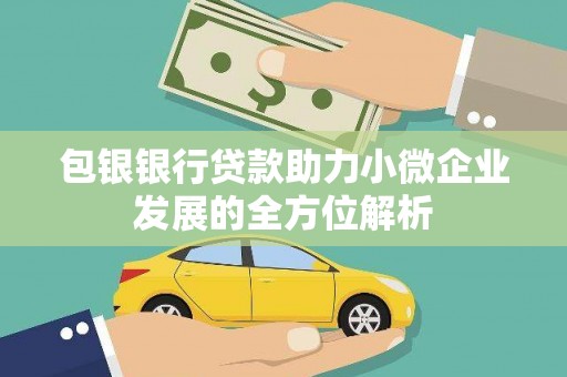 武安包银银行贷款助力小微企业发展的全方位解析