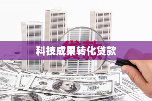 武安科技成果转化贷款
