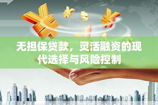 武安无担保贷款，灵活融资的现代选择与风险控制