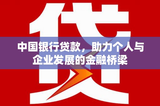 武安中国银行贷款，助力个人与企业发展的金融桥梁