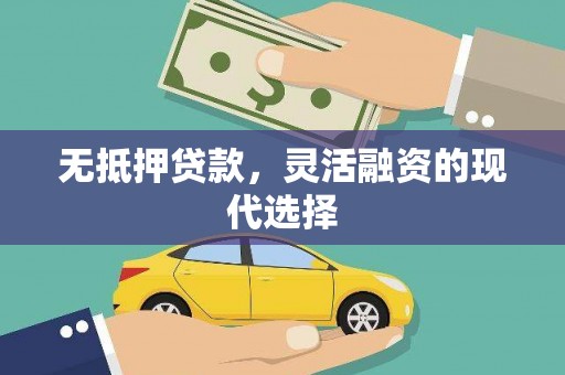 武安无抵押贷款，灵活融资的现代选择