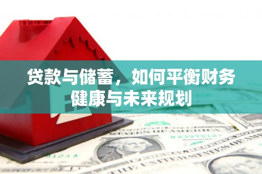 武安贷款与储蓄，如何平衡财务健康与未来规划