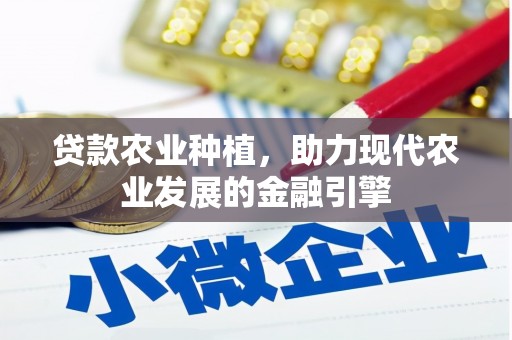 武安贷款农业种植，助力现代农业发展的金融引擎