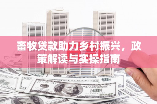 武安畜牧贷款助力乡村振兴，政策解读与实操指南