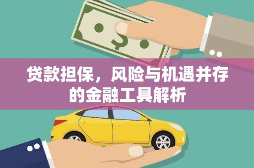 武安贷款担保，风险与机遇并存的金融工具解析