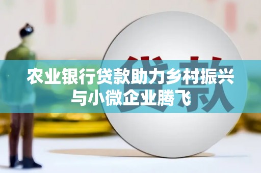 武安农业银行贷款助力乡村振兴与小微企业腾飞