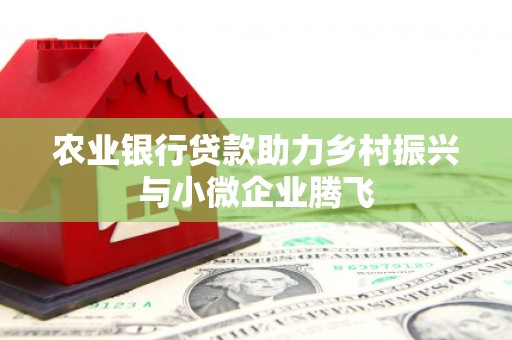 武安农业银行贷款助力乡村振兴与小微企业腾飞