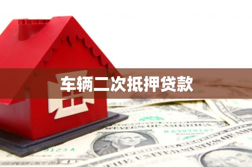武安车辆二次抵押贷款