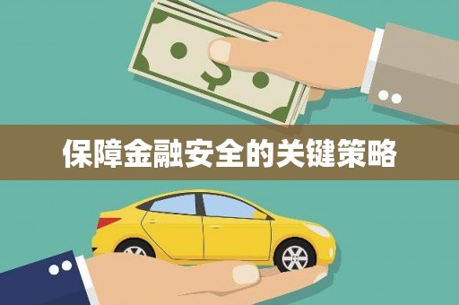 武安保障金融安全的关键策略