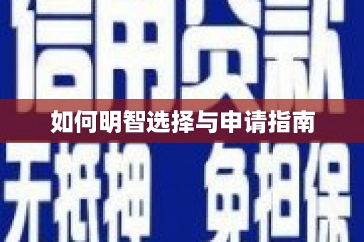 武安如何明智选择与申请指南