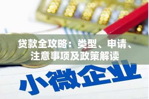 武安贷款全攻略：类型、申请、注意事项及政策解读
